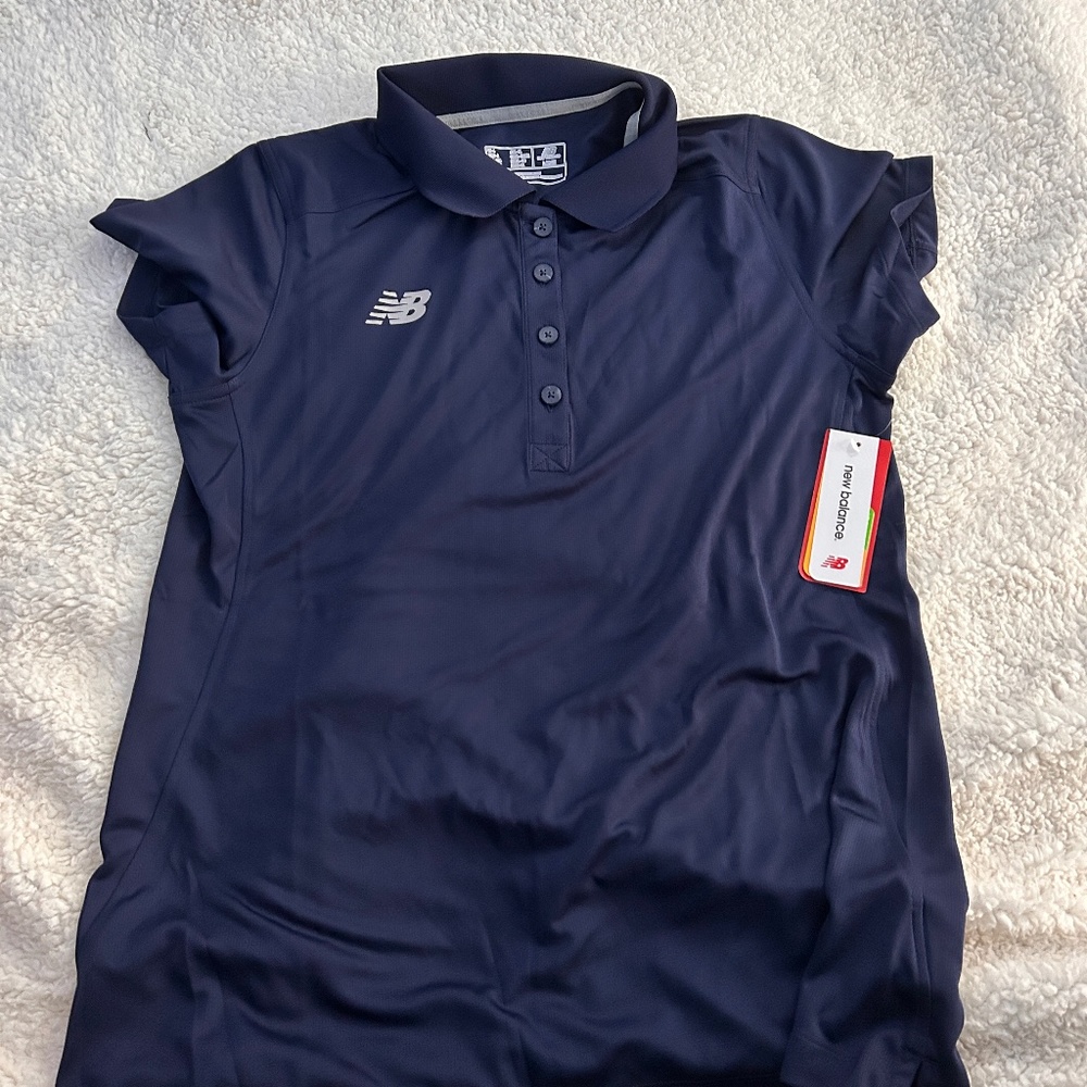 Navy Athletic Polo